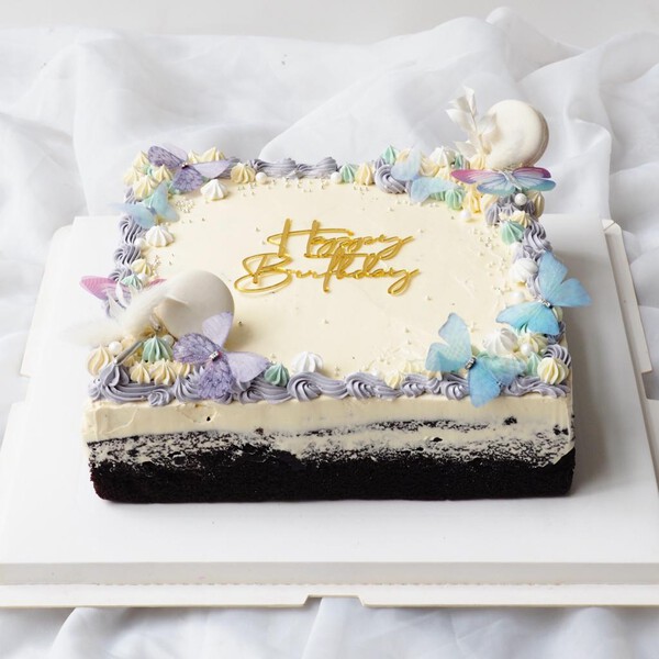 Butterfly Euphoria Cake | Square Sheet Cake