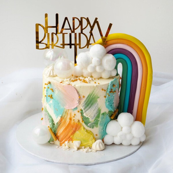 Rainbow Bliss Cake