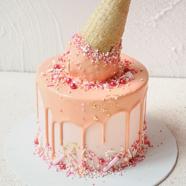 Pretty-in-pink cake recipe | Coles
