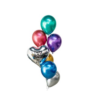 Dino Chrome Latex Balloon