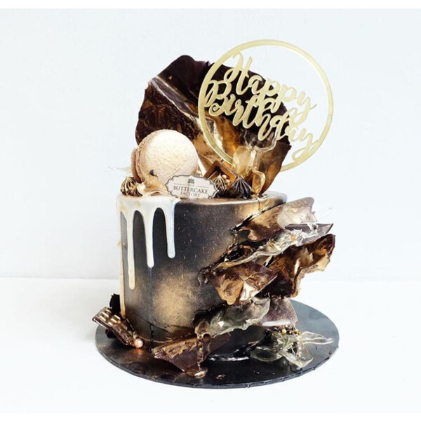 Darling Gold Monochrome Cake 