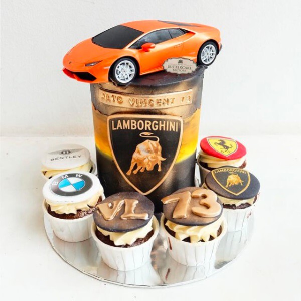 Halal-Certified Sandy Sport Race Cake - Piece Of Cake