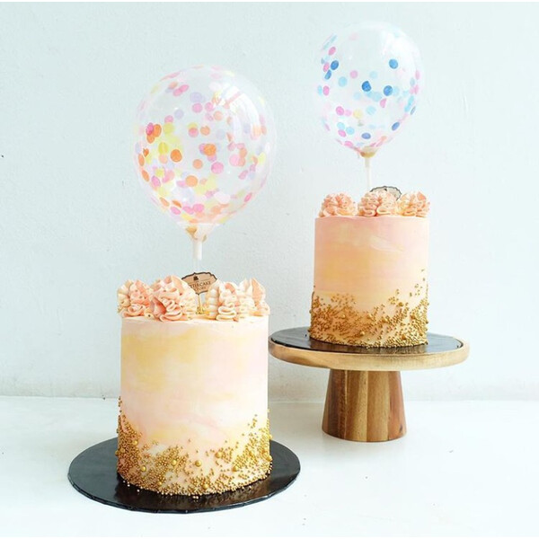 Confetti Balloon Cake