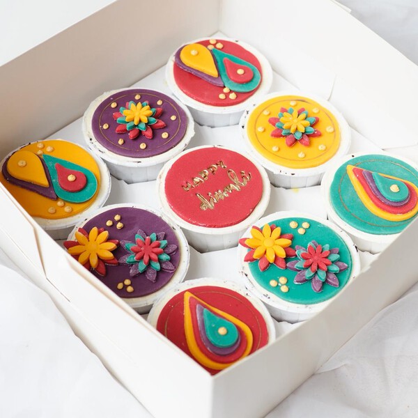 Divine Diwali Cupcakes