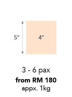 Set A: 1 kg, 1-Tier +RM40.00